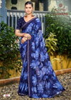 Flowers Vol 1 By Kashvi Major Georgette Best Saree Wholesale Shop In Surat
